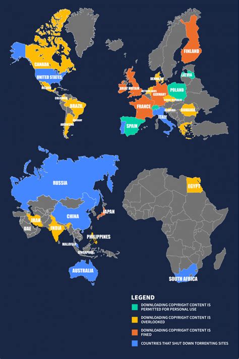 Countries Where Torrenting is Legal — Updated Guide in 2024.